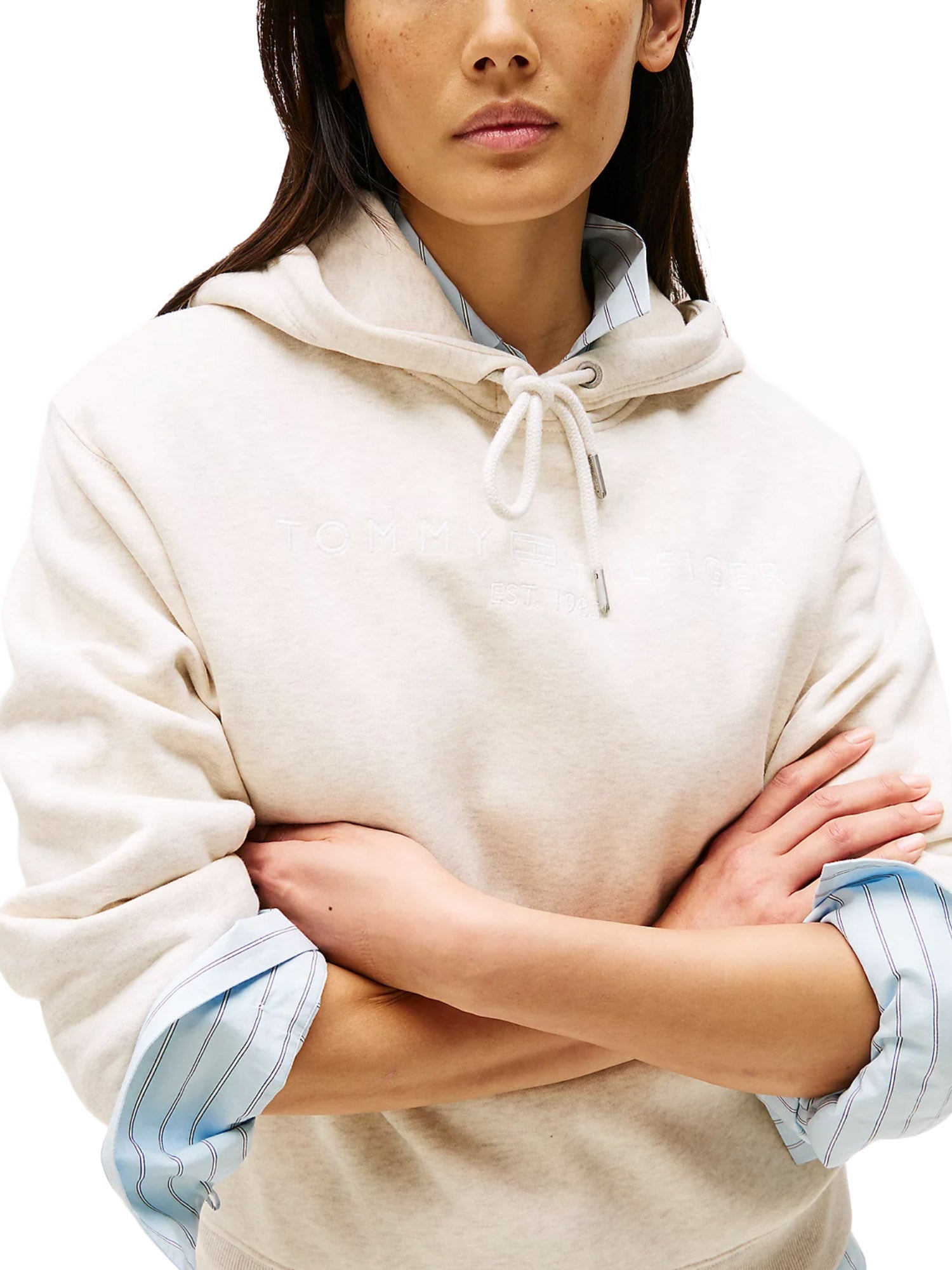 Felpe Beige Tommy Hilfiger