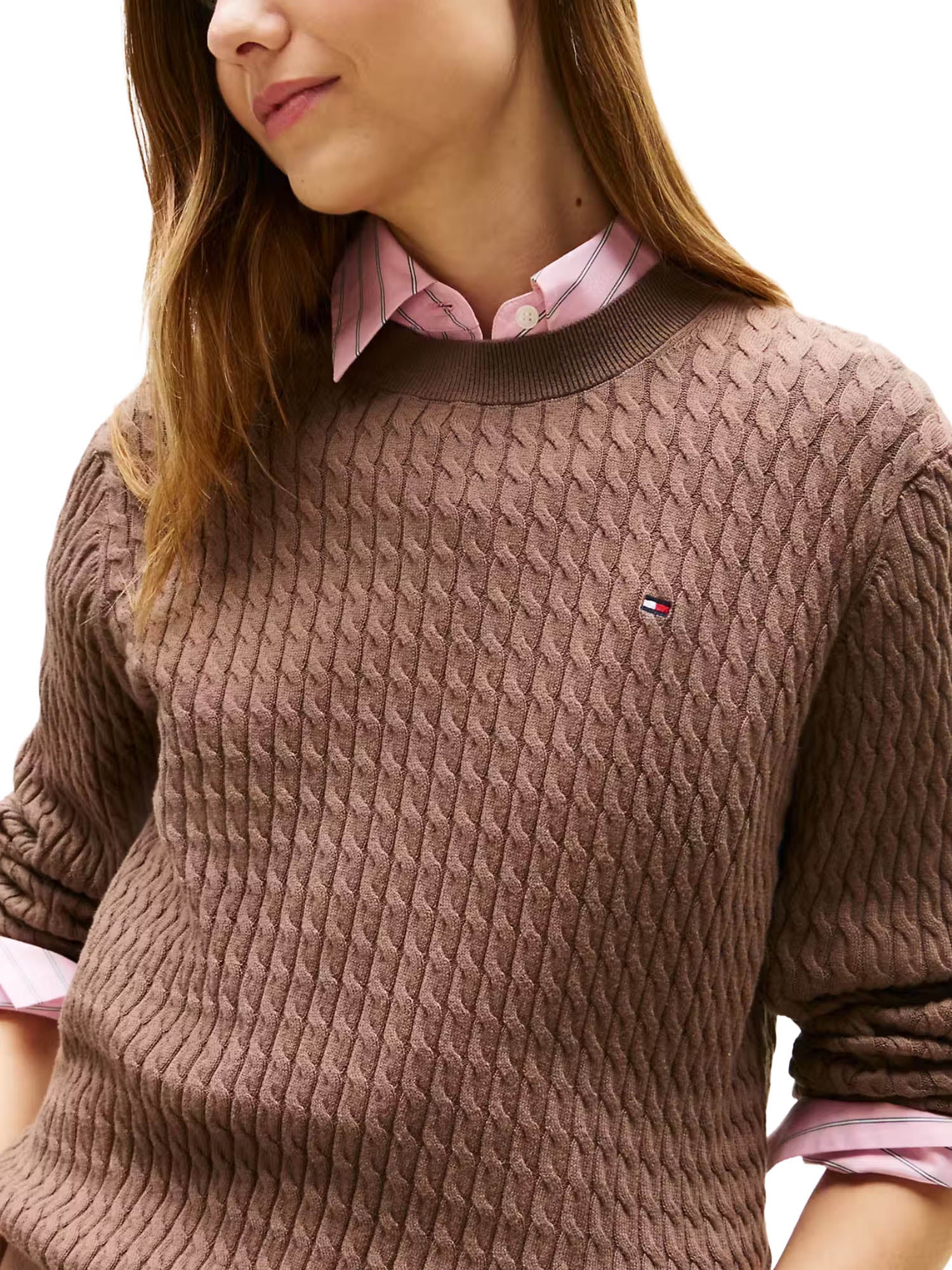 Maglioncini Marrone Tommy Hilfiger