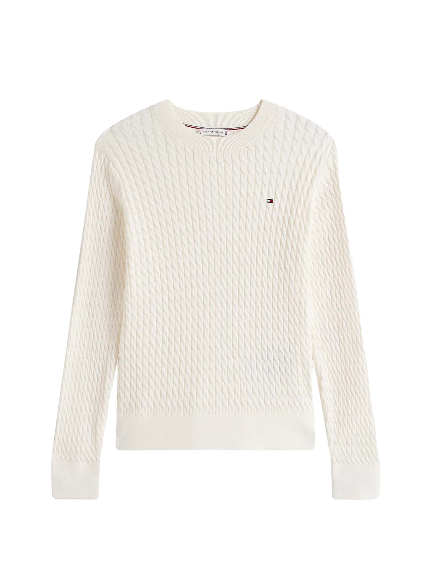 Maglioncini Bianco Tommy Hilfiger