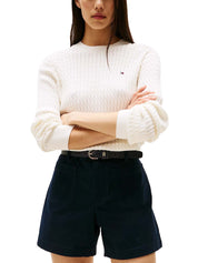 Maglioncini Bianco Tommy Hilfiger