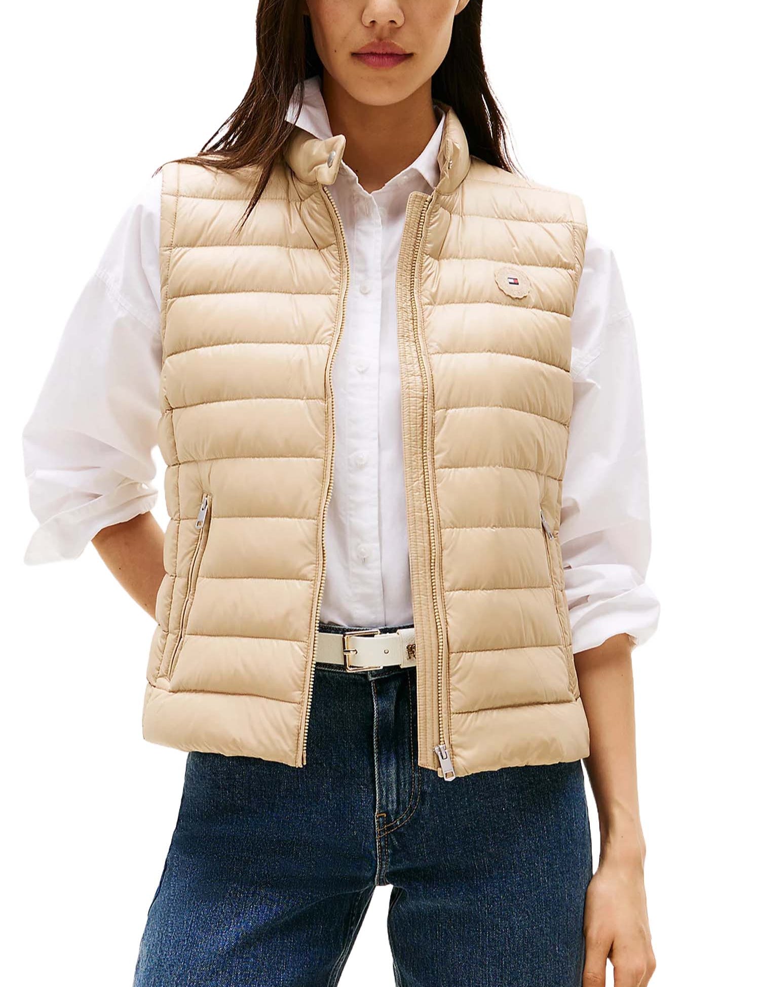 Piumini Beige Tommy Hilfiger