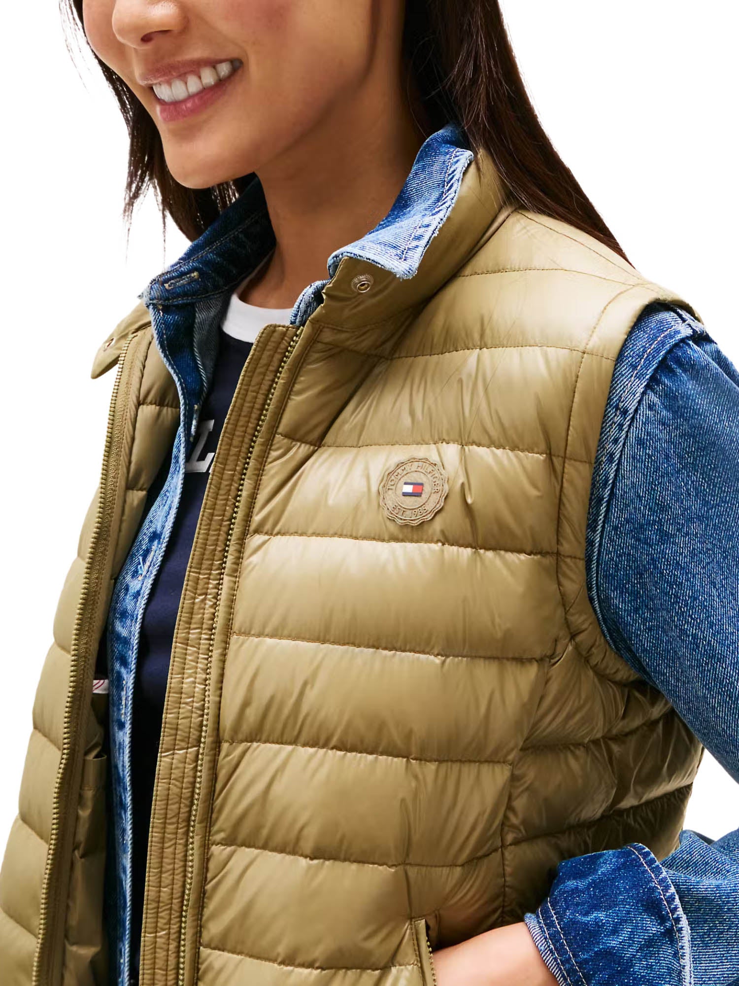 Gilet Verde Tommy Hilfiger