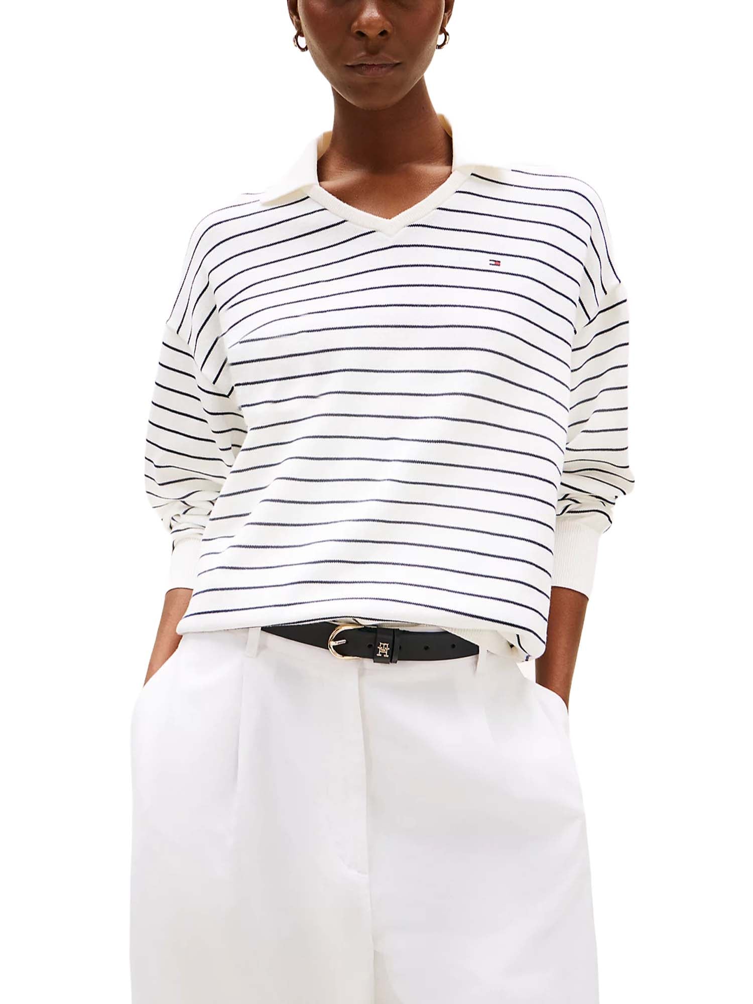Maglioncini Bianco Tommy Hilfiger