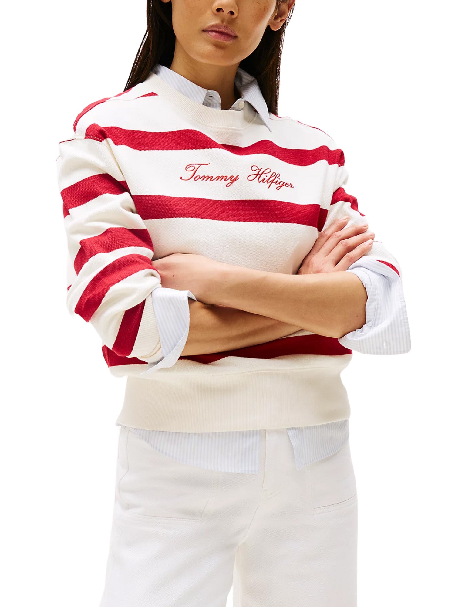 Felpe Rosso Tommy Hilfiger