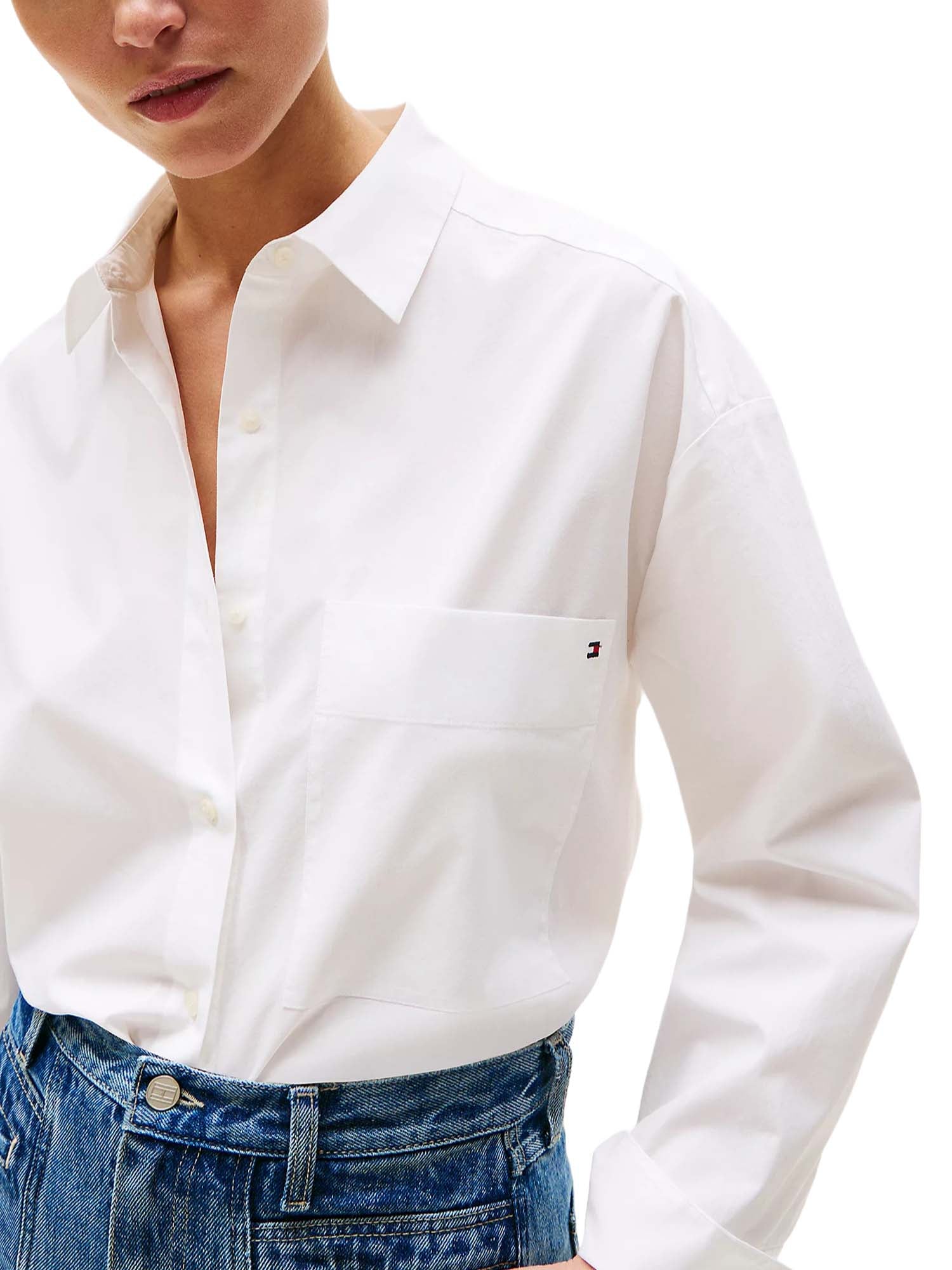 Camicie Bianco Tommy Hilfiger