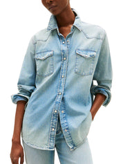 Camicie Blu Tommy Hilfiger