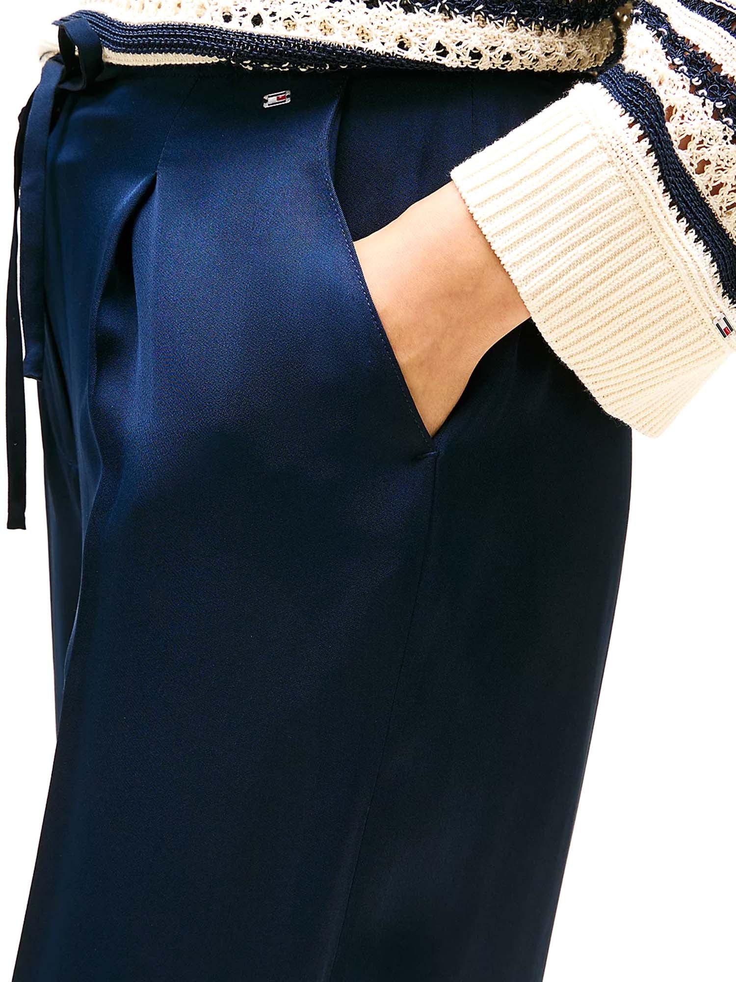 Pantaloni Blu Tommy Hilfiger