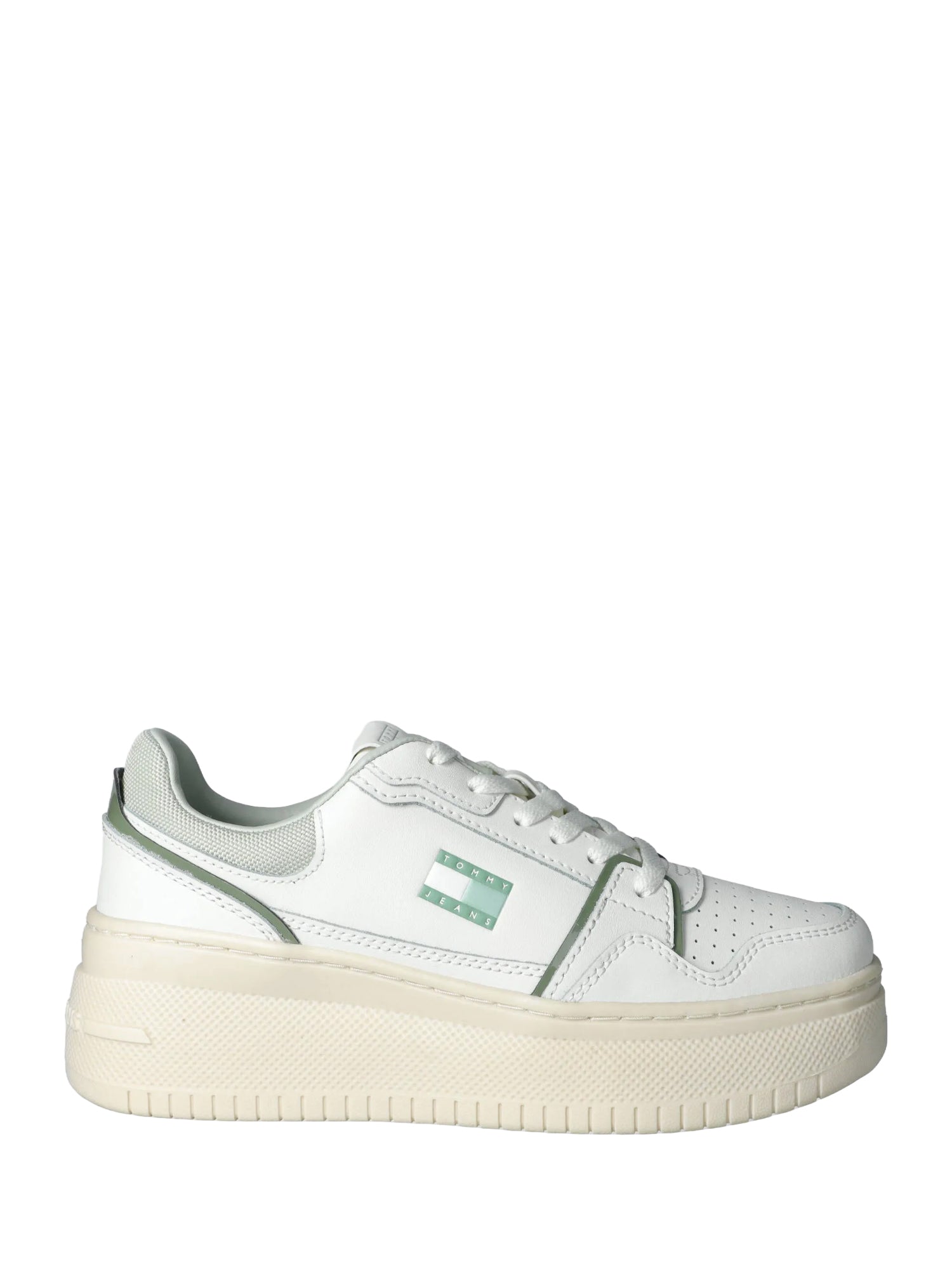 Sneakers Bianco Verde Tommy Jeans