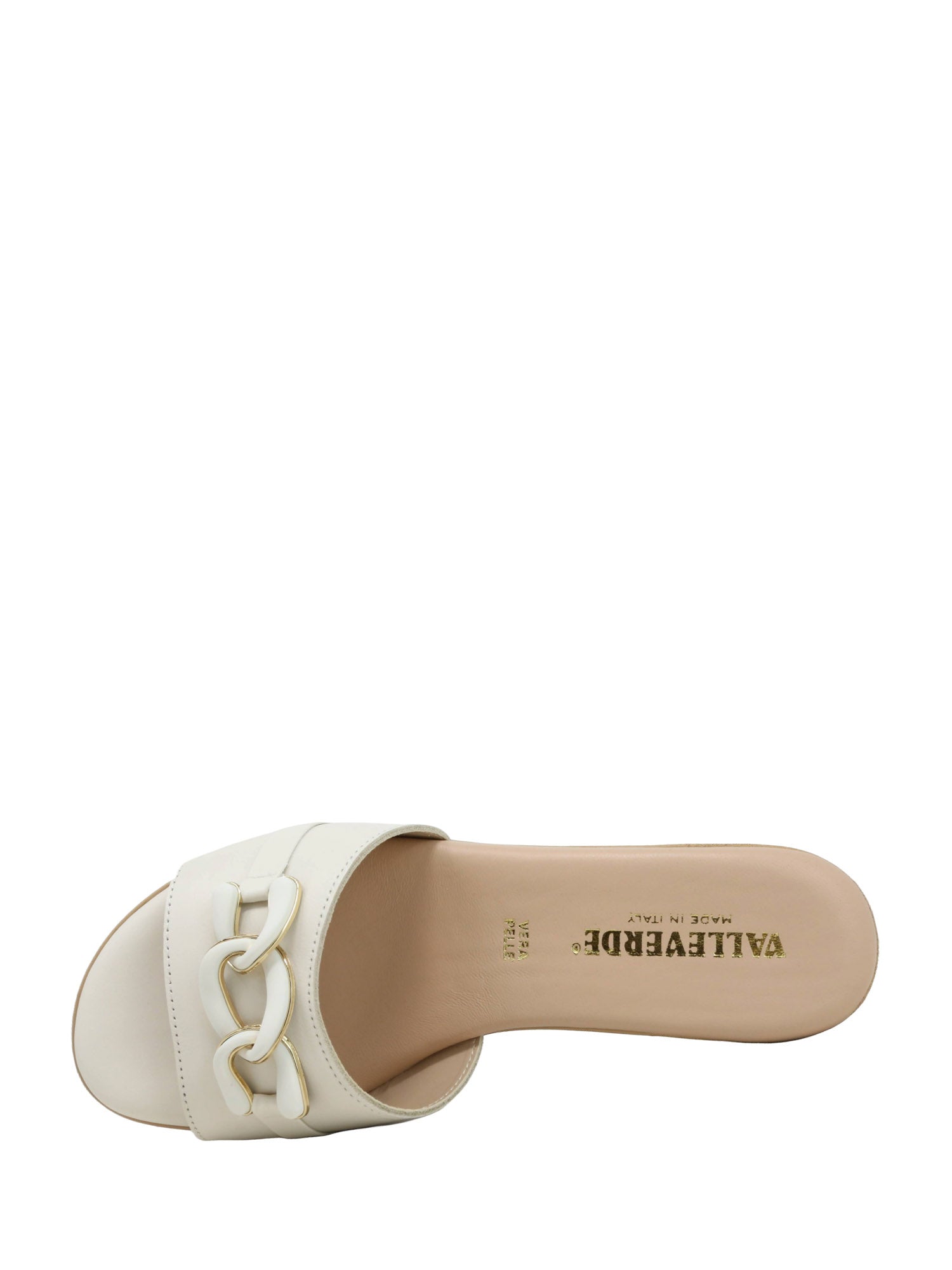 Sandali tacco Bianco Valleverde