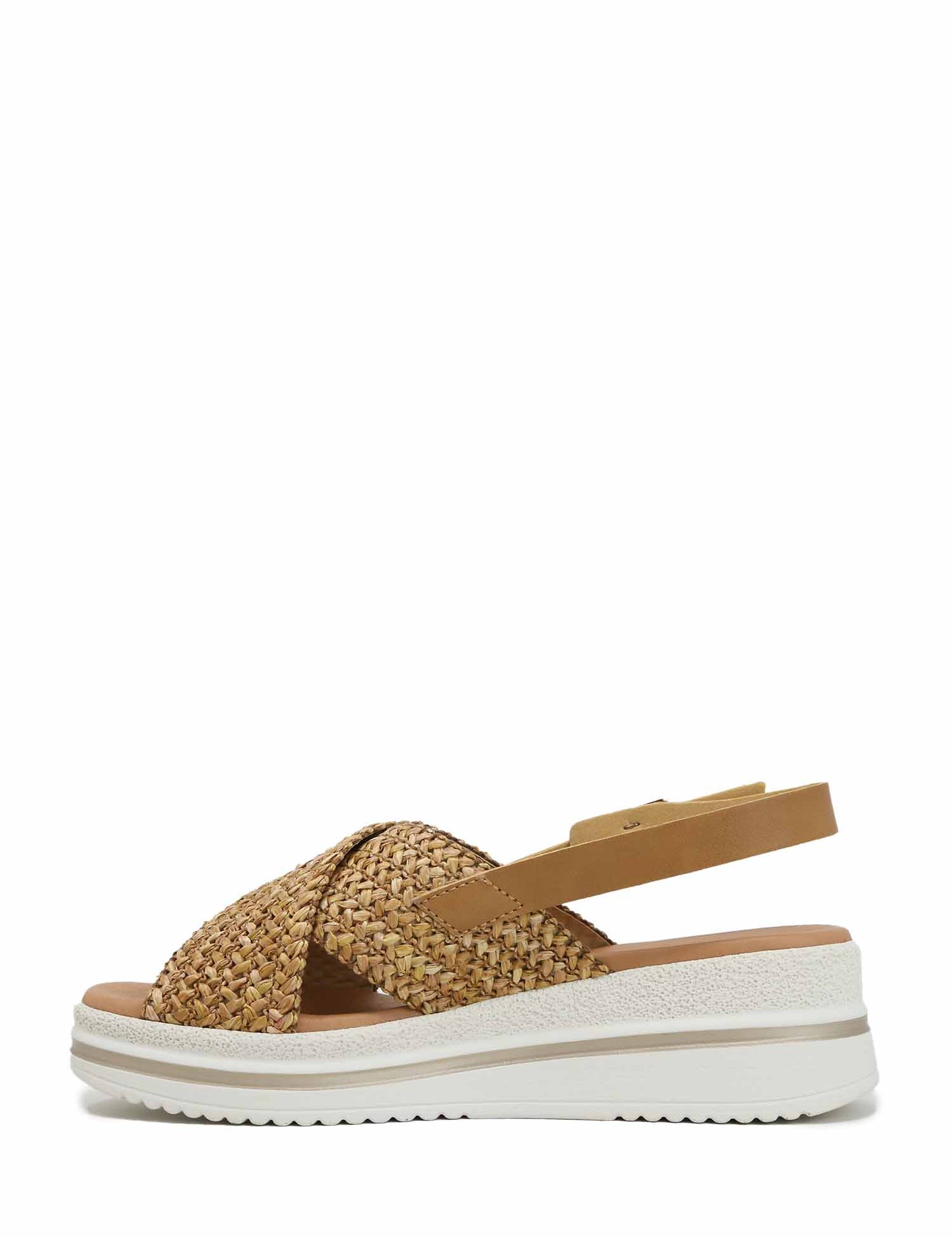 Sandali zeppa Marrone Valleverde