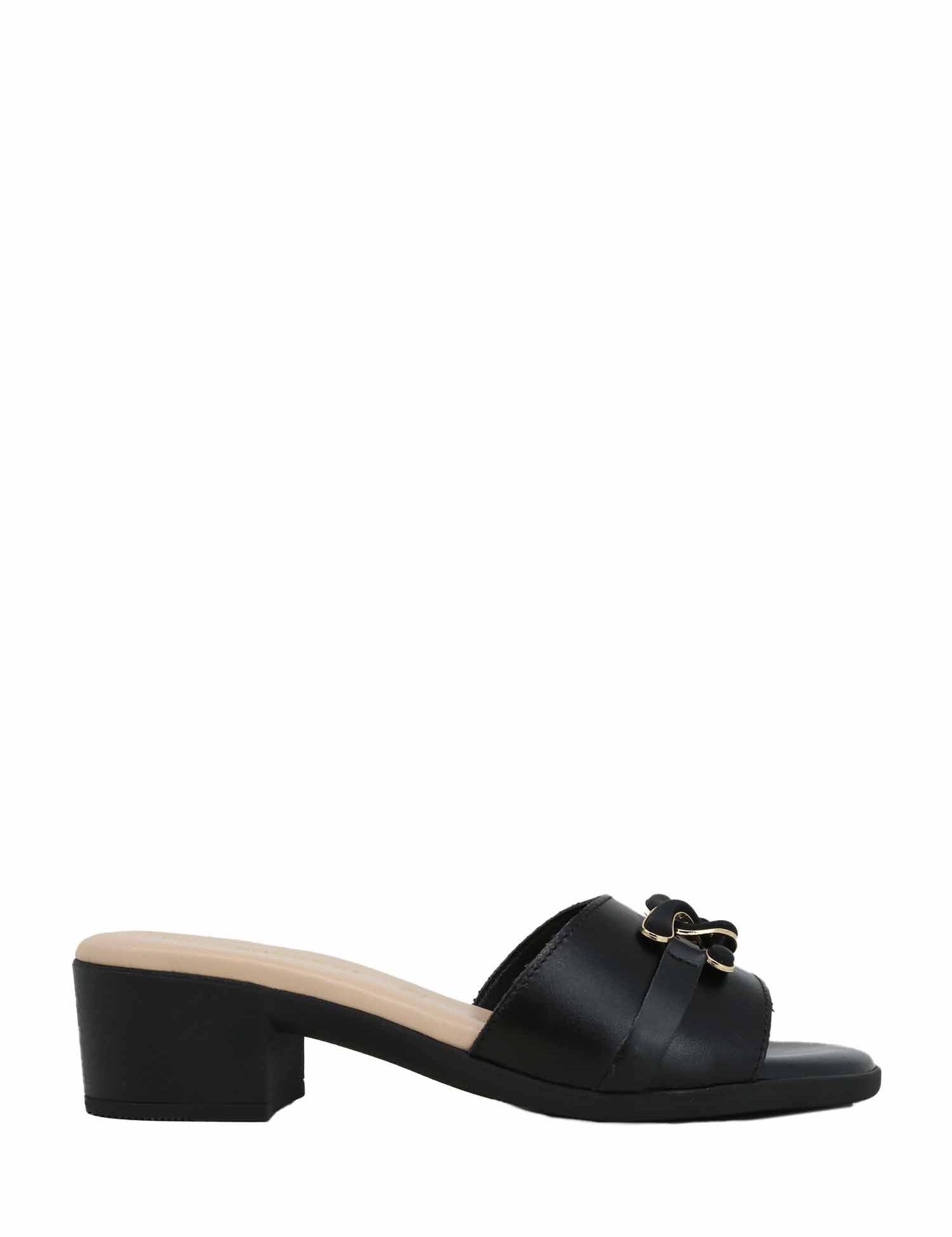 Sandali tacco Nero Valleverde