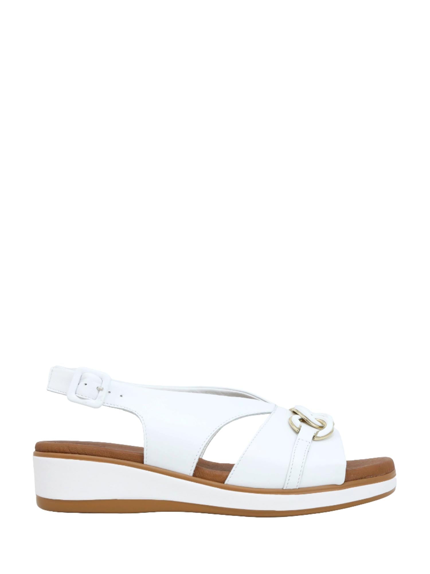 Sandali zeppa Bianco Susimoda