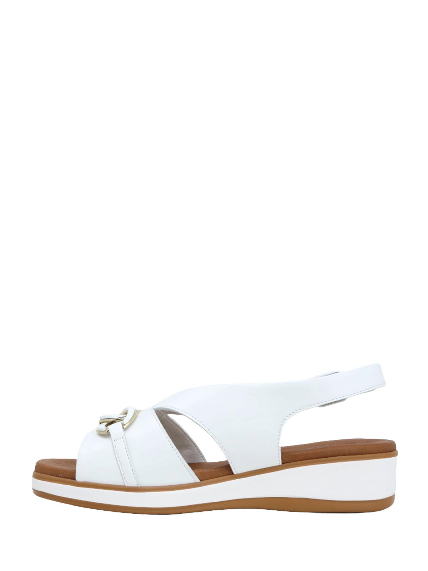 Sandali zeppa Bianco Susimoda