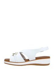 Sandali zeppa Bianco Susimoda