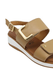 Sandali zeppa Beige Susimoda