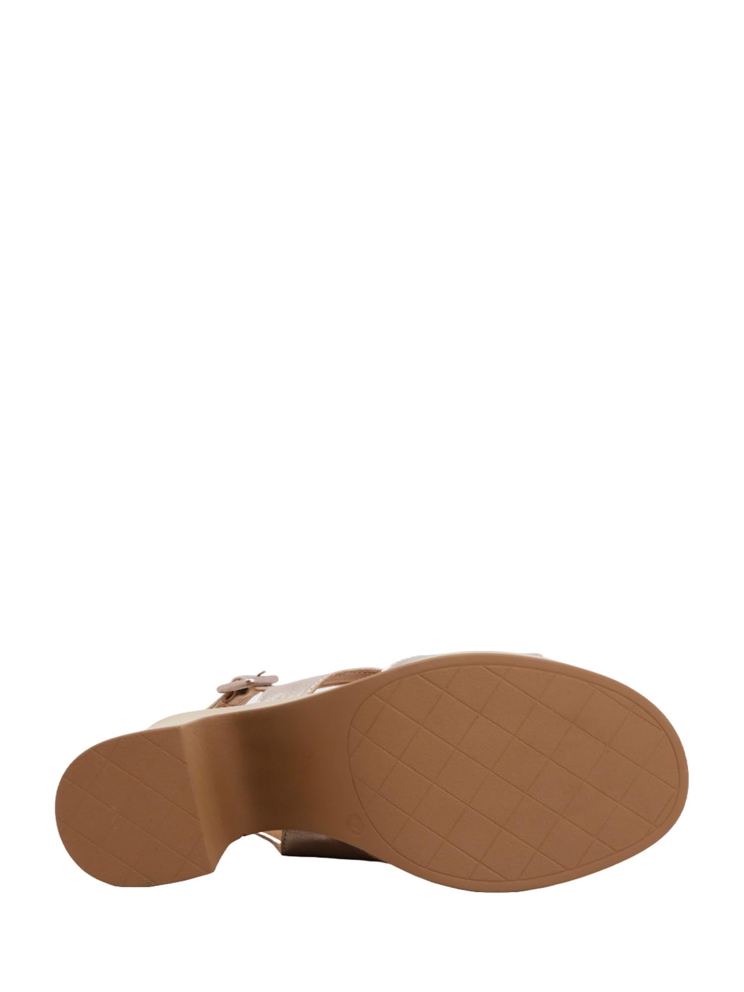 Sandali tacco Tortora Susimoda