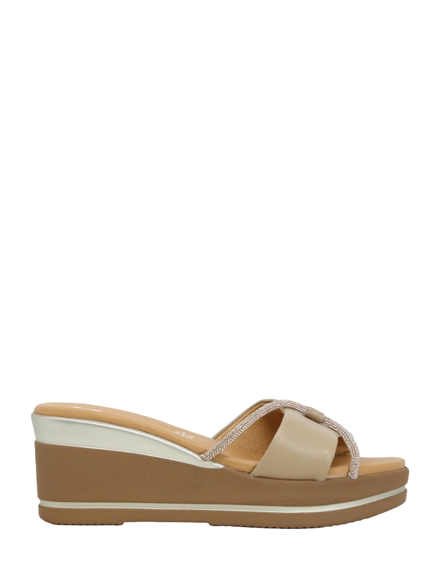 Sandali zeppa Beige Susimoda