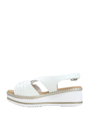 Sandali zeppa Bianco Susimoda