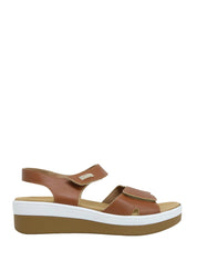 Sandali zeppa Marrone Susimoda