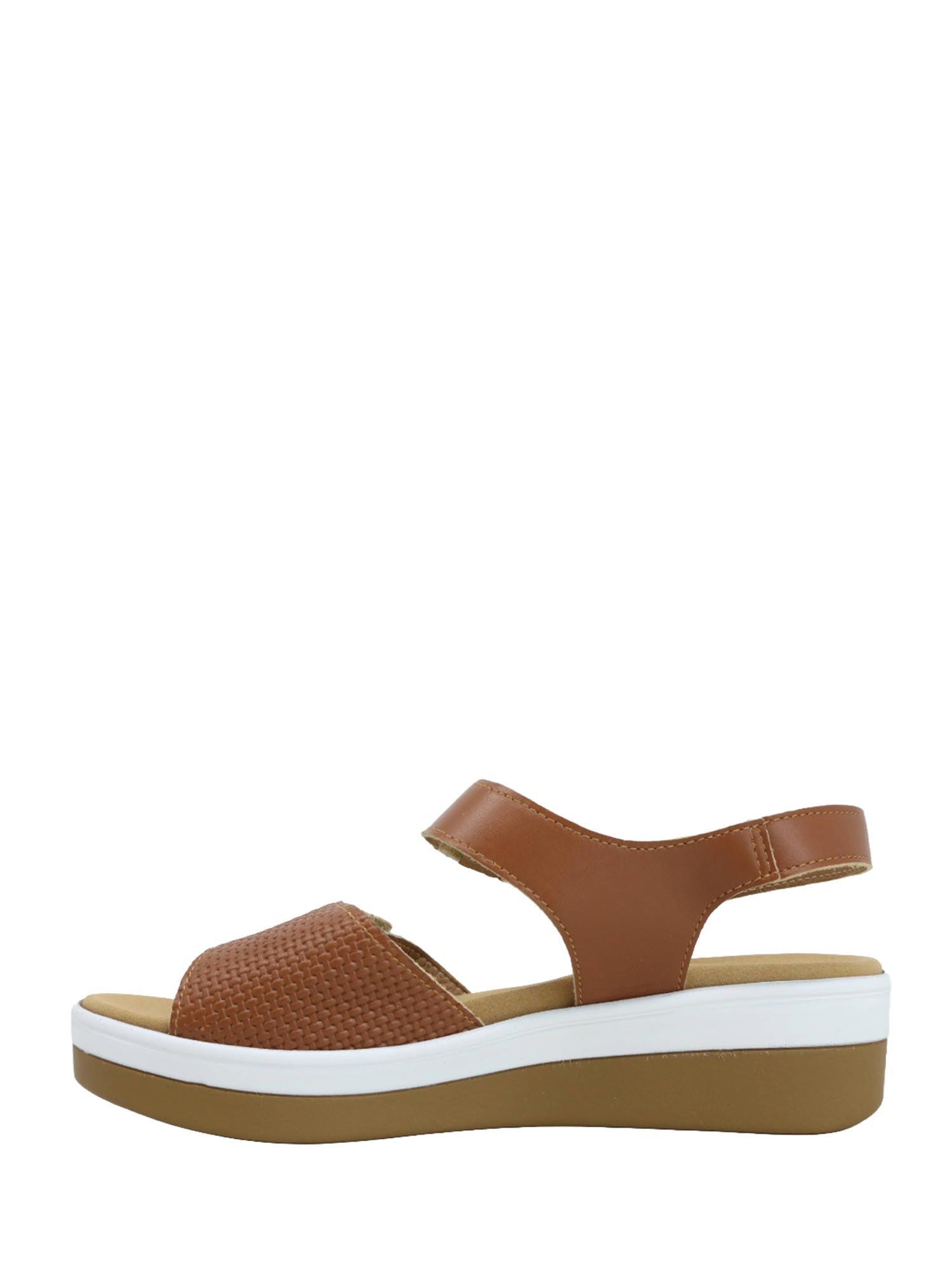 Sandali zeppa Marrone Susimoda