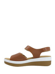 Sandali zeppa Marrone Susimoda