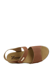 Sandali zeppa Marrone Susimoda