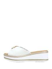 Sandali zeppa Bianco Susimoda