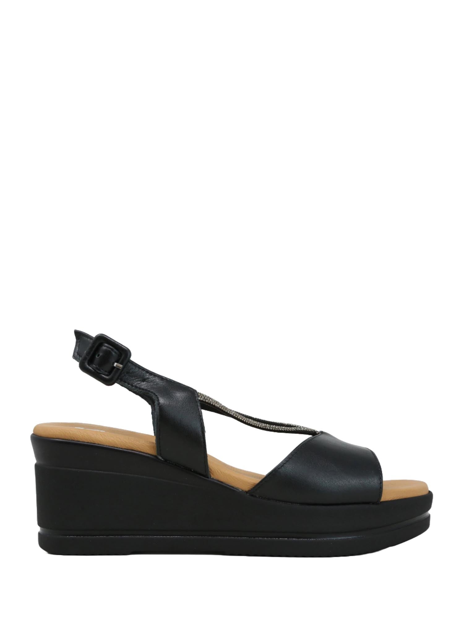 Sandali zeppa Nero Susimoda