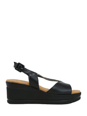 Sandali zeppa Nero Susimoda