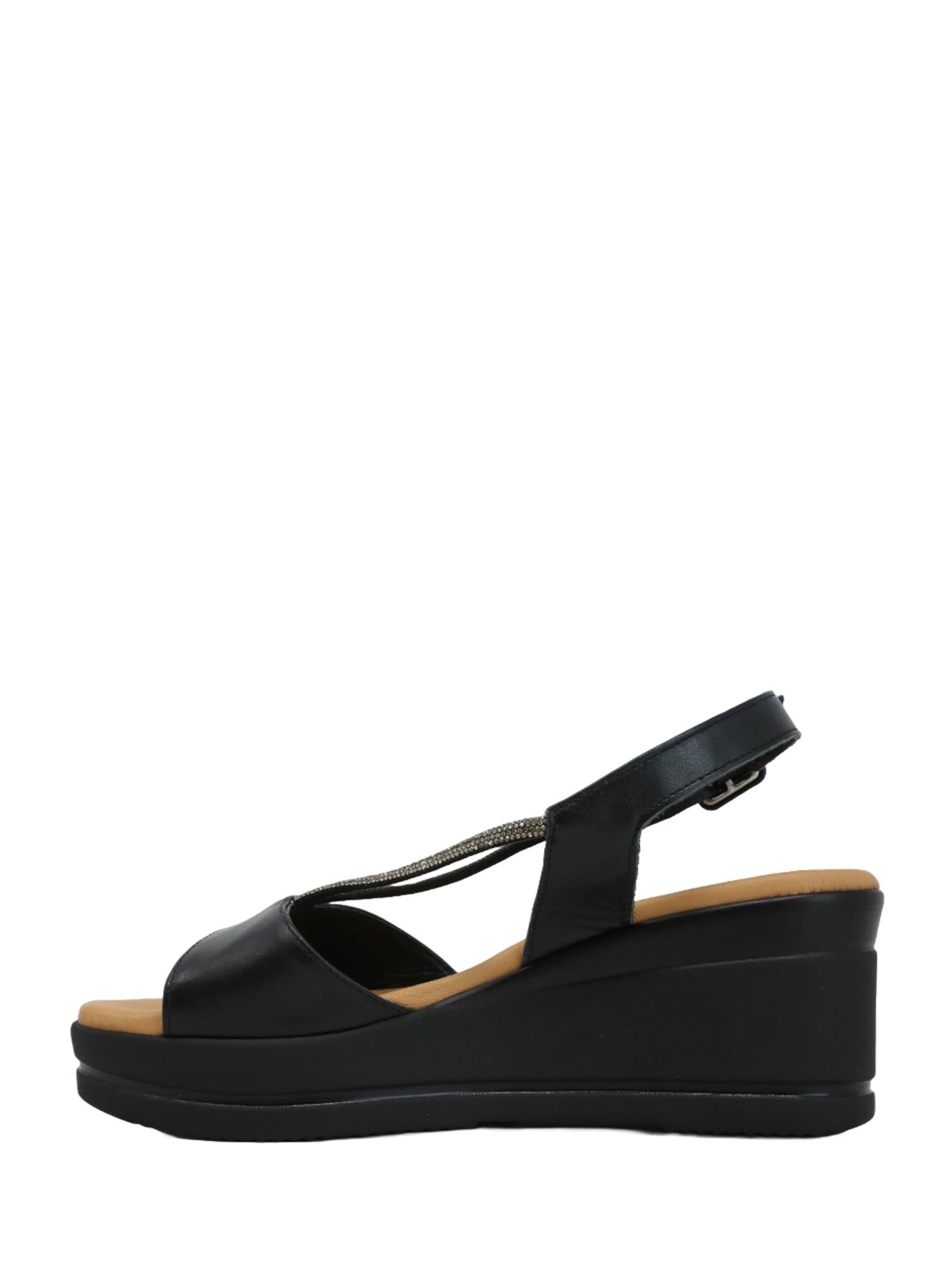 Sandali zeppa Nero Susimoda