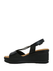 Sandali zeppa Nero Susimoda