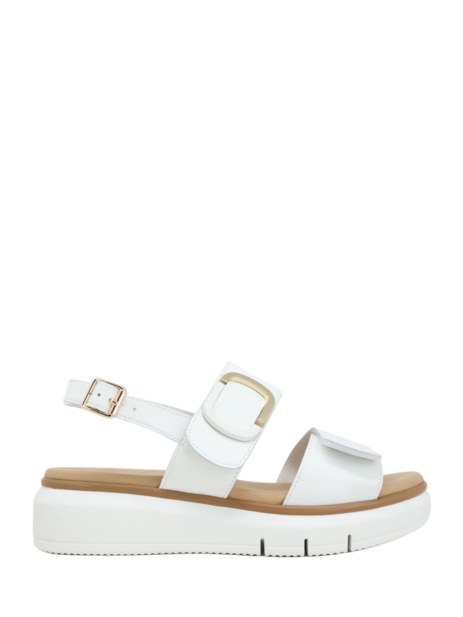 Sandali zeppa Bianco Susimoda