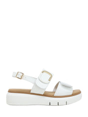 Sandali zeppa Bianco Susimoda