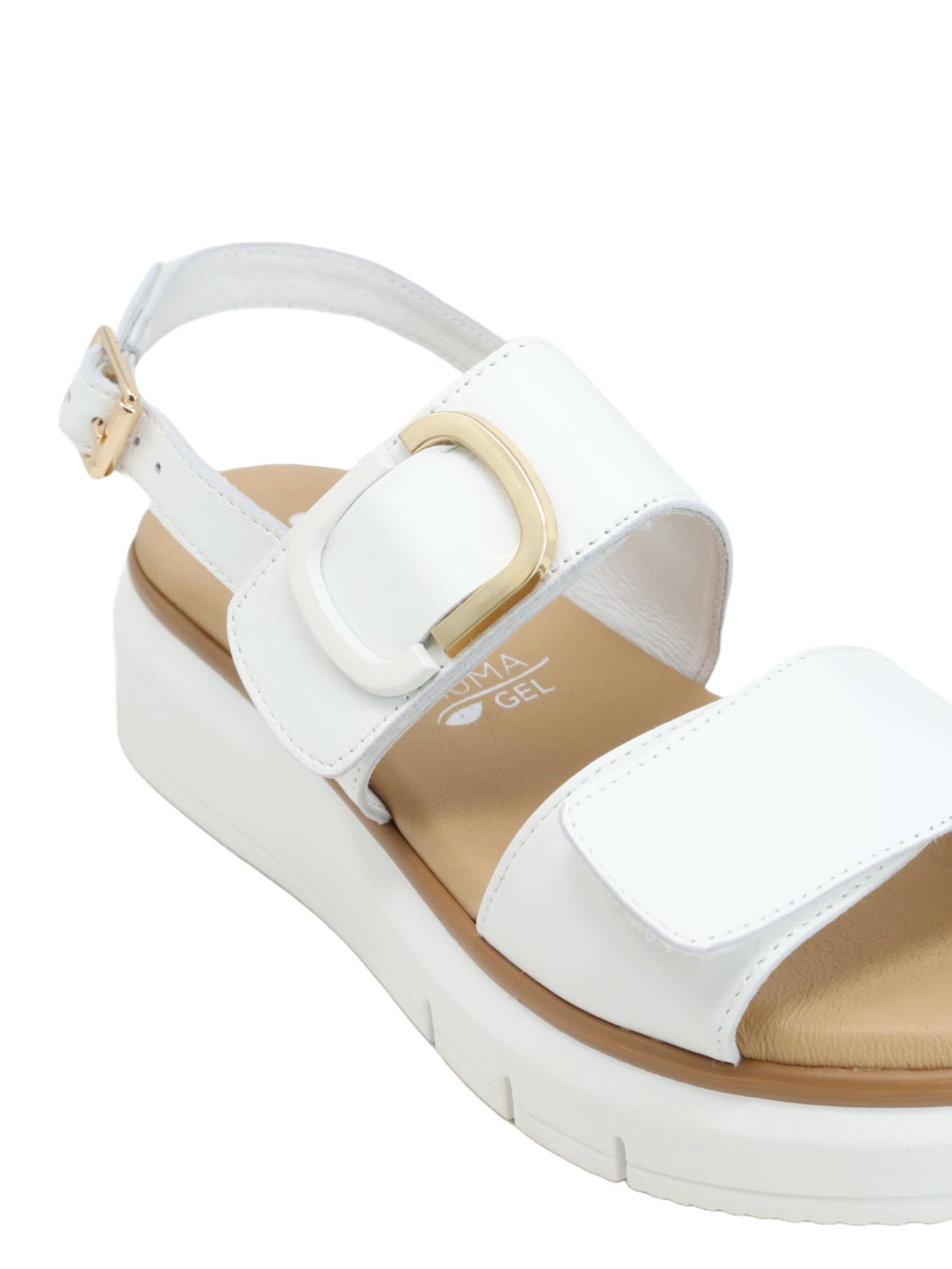Sandali zeppa Bianco Susimoda
