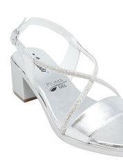 Sandali tacco Argentato Susimoda