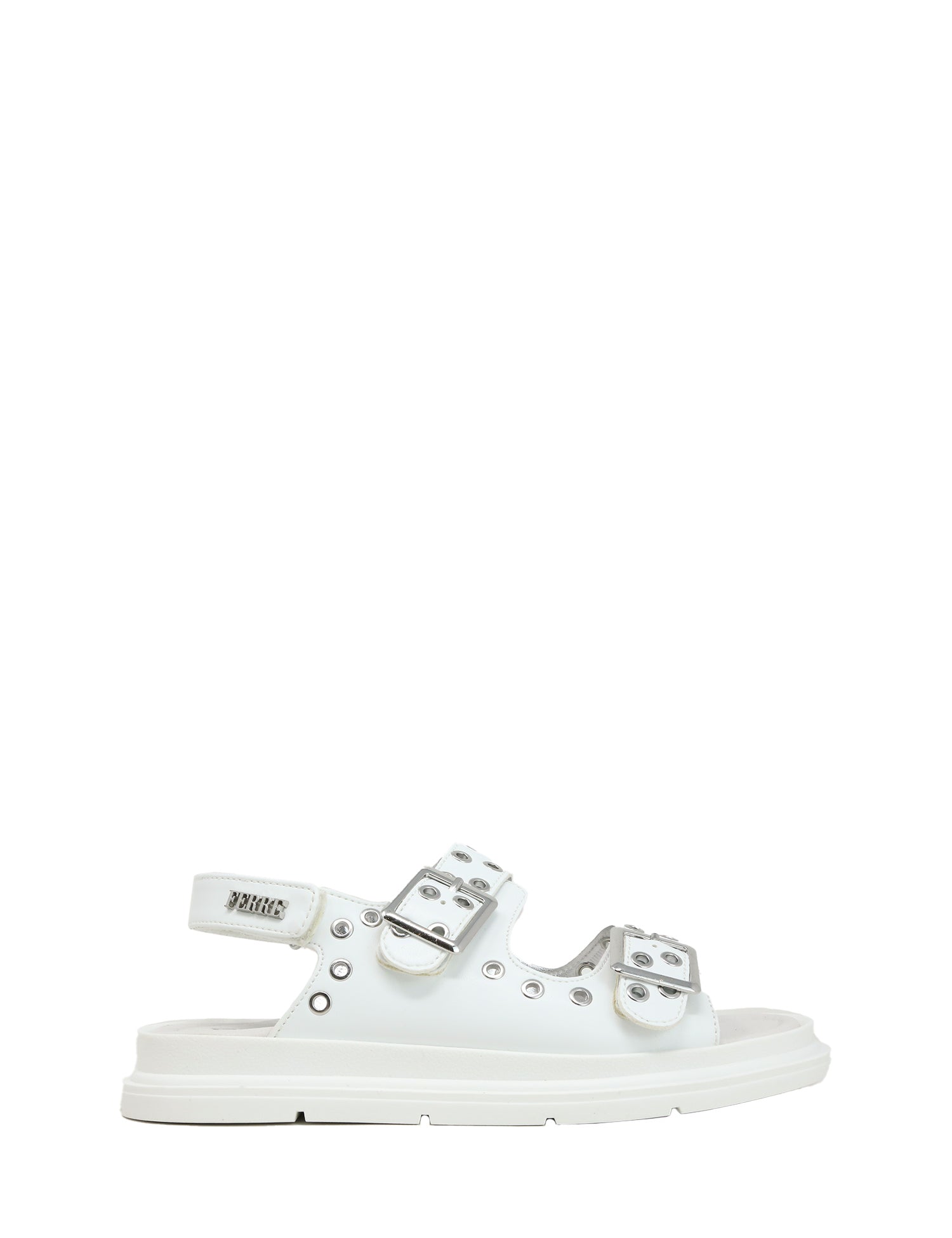 Sandali con strappi Bianco Ferre