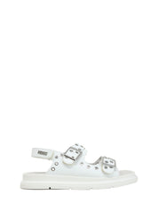 Sandali con strappi Bianco Ferre