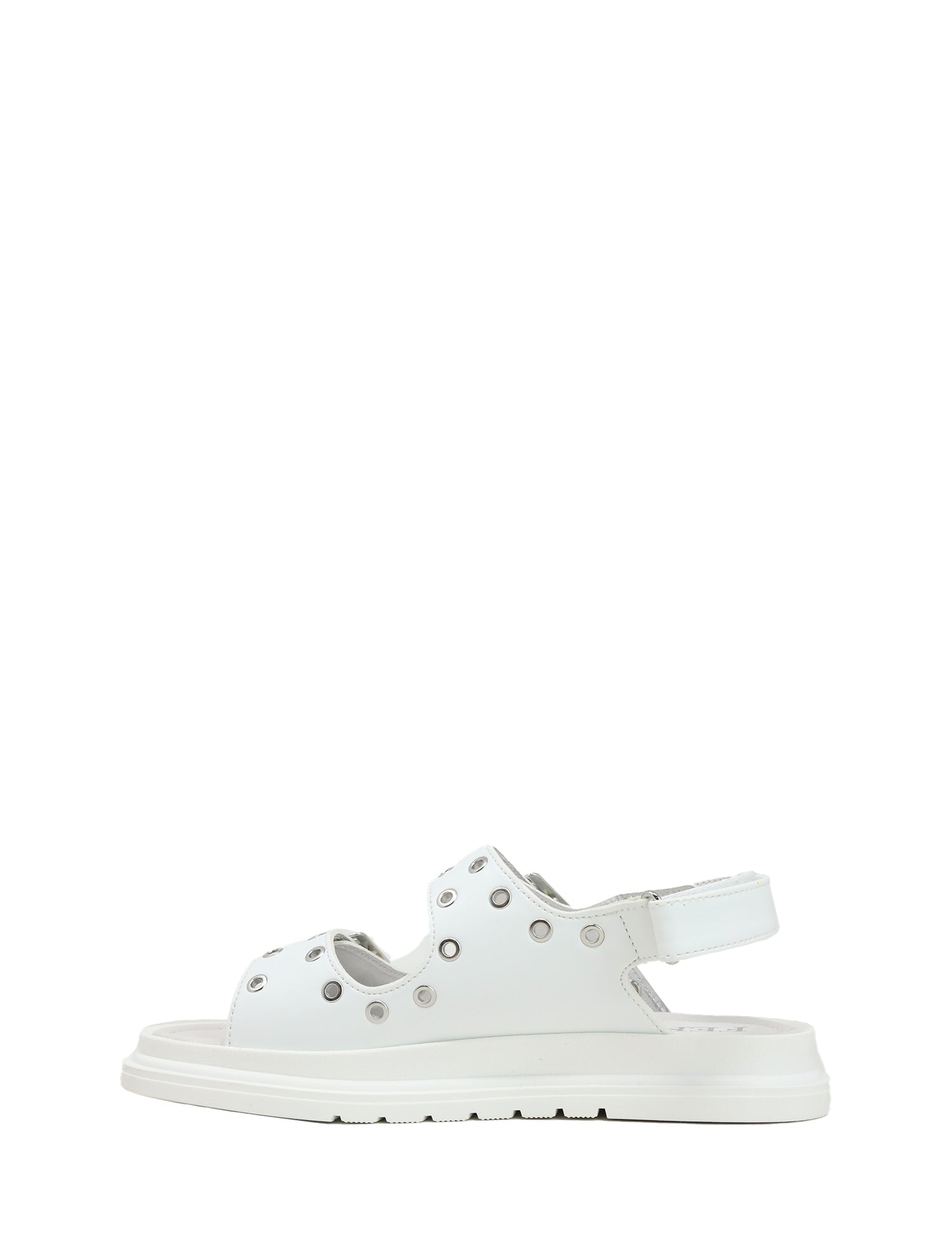 Sandali con strappi Bianco Ferre