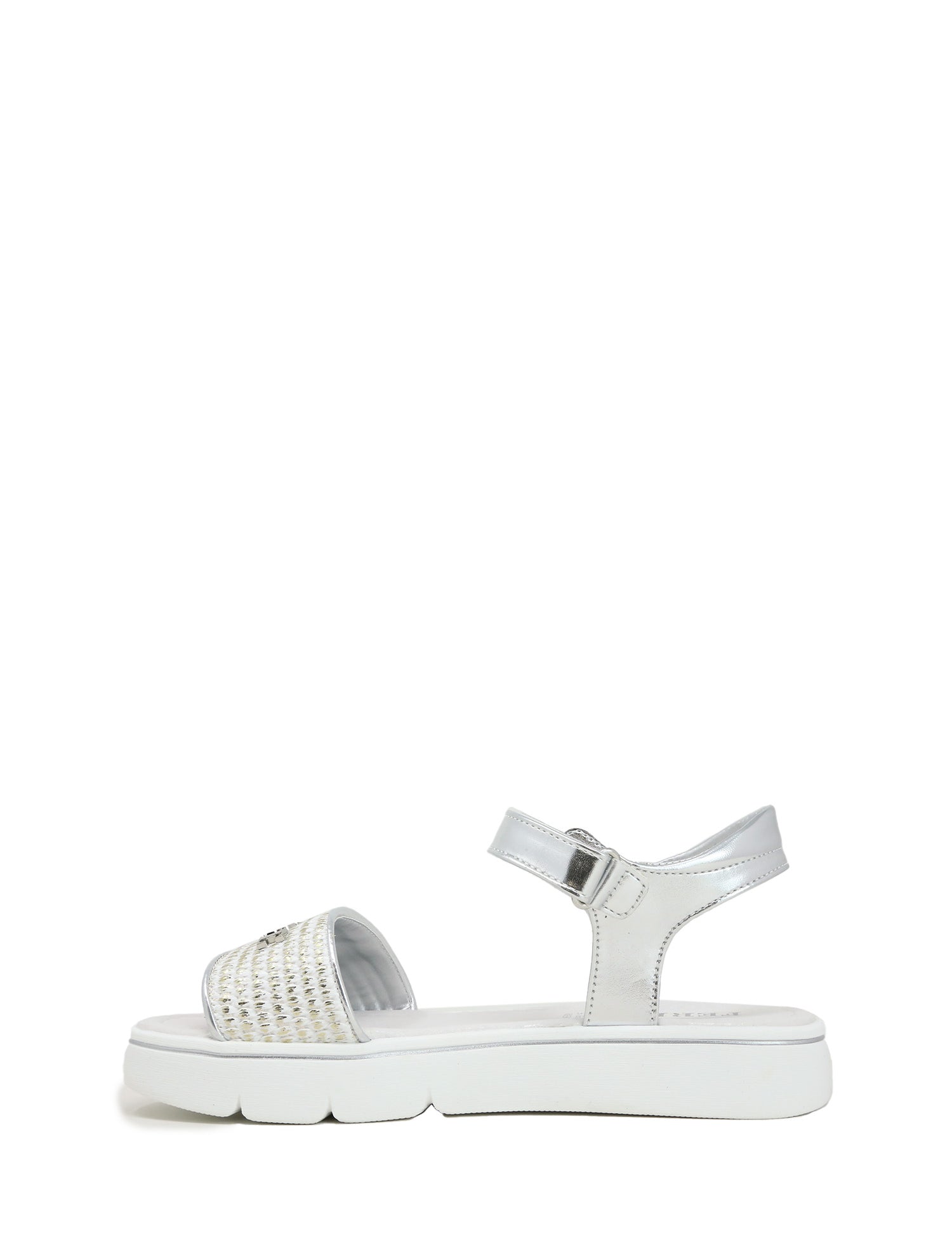 Sandali con strappi Bianco Ferre