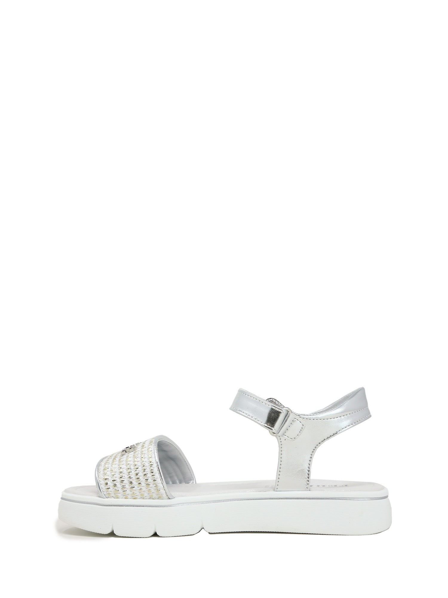 Sandali con strappi Bianco Ferre