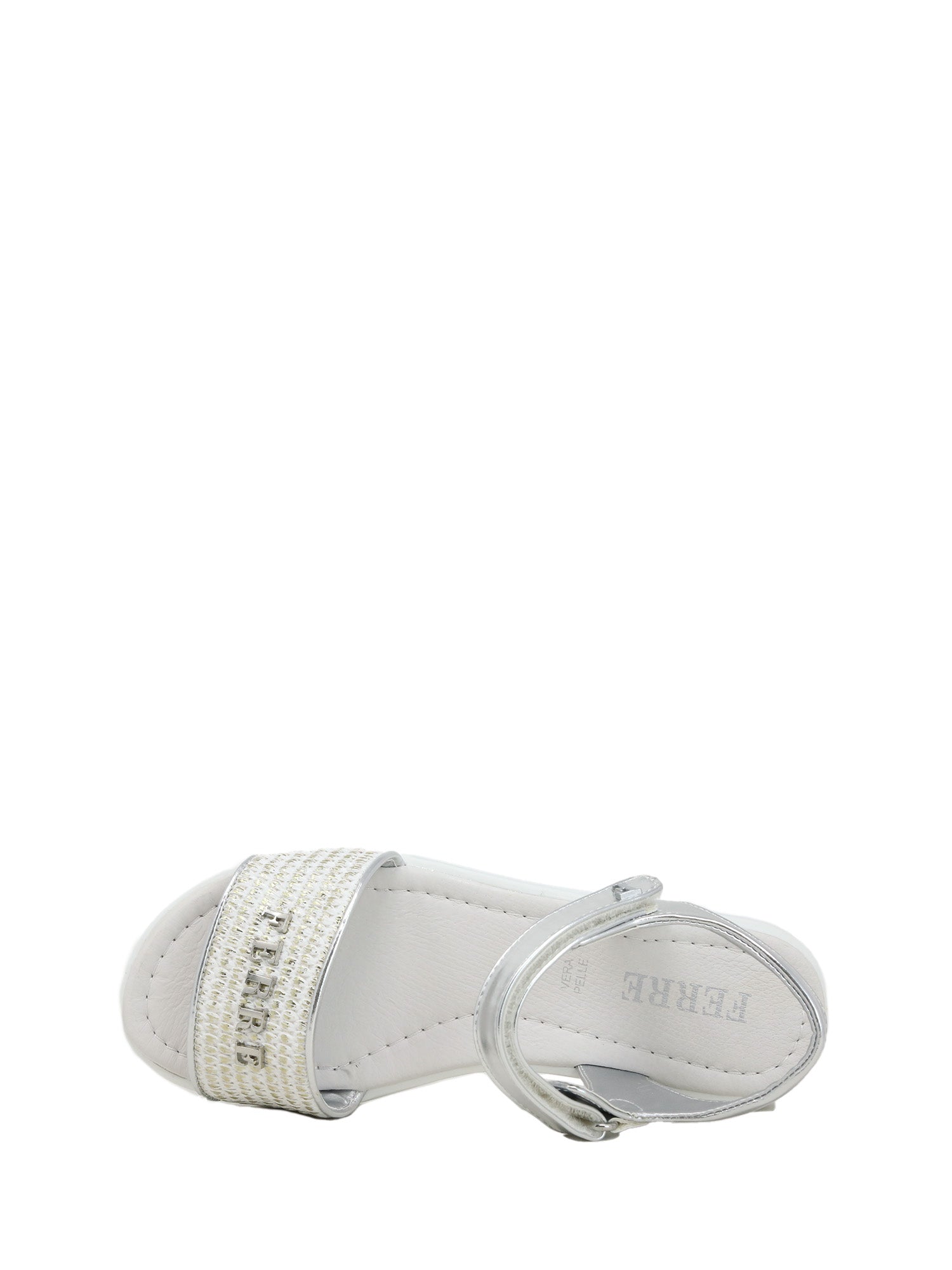 Sandali con strappi Bianco Ferre