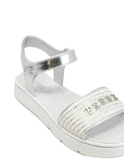 Sandali con strappi Bianco Ferre