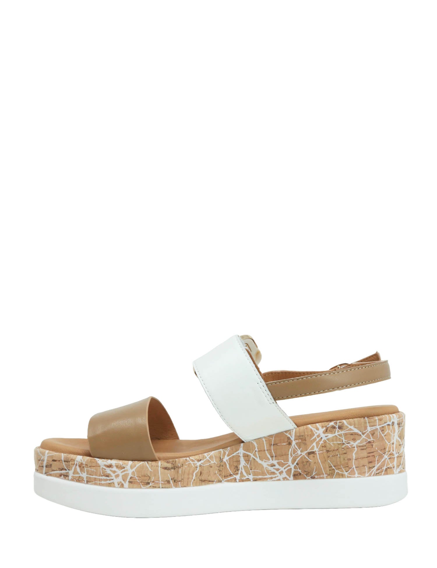 Sandali zeppa Marrone Susimoda