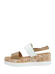 Sandali zeppa Marrone Susimoda