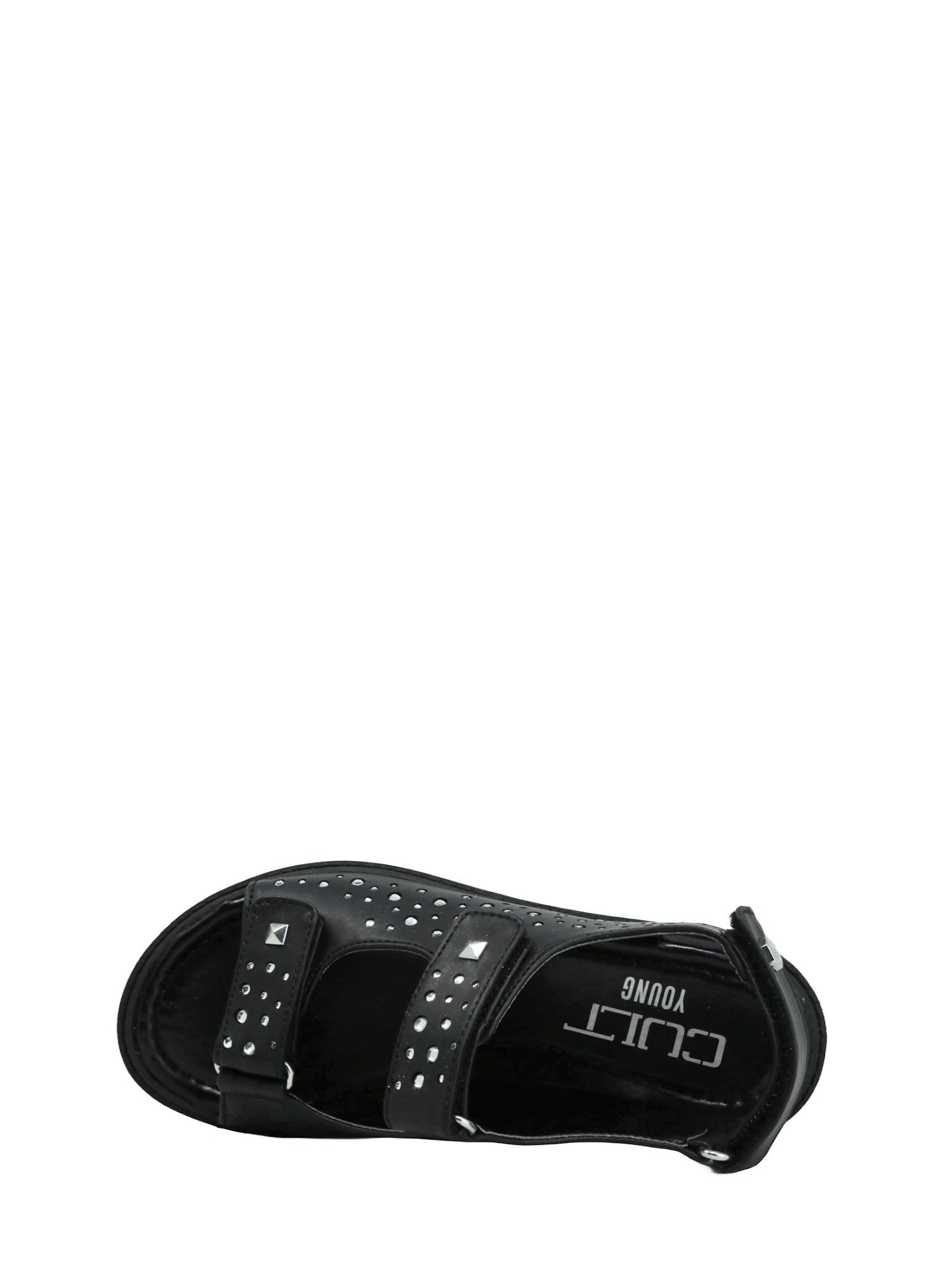 Sandali con strappi Nero Cult