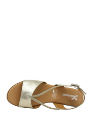 Sandali zeppa Dorato Susimoda