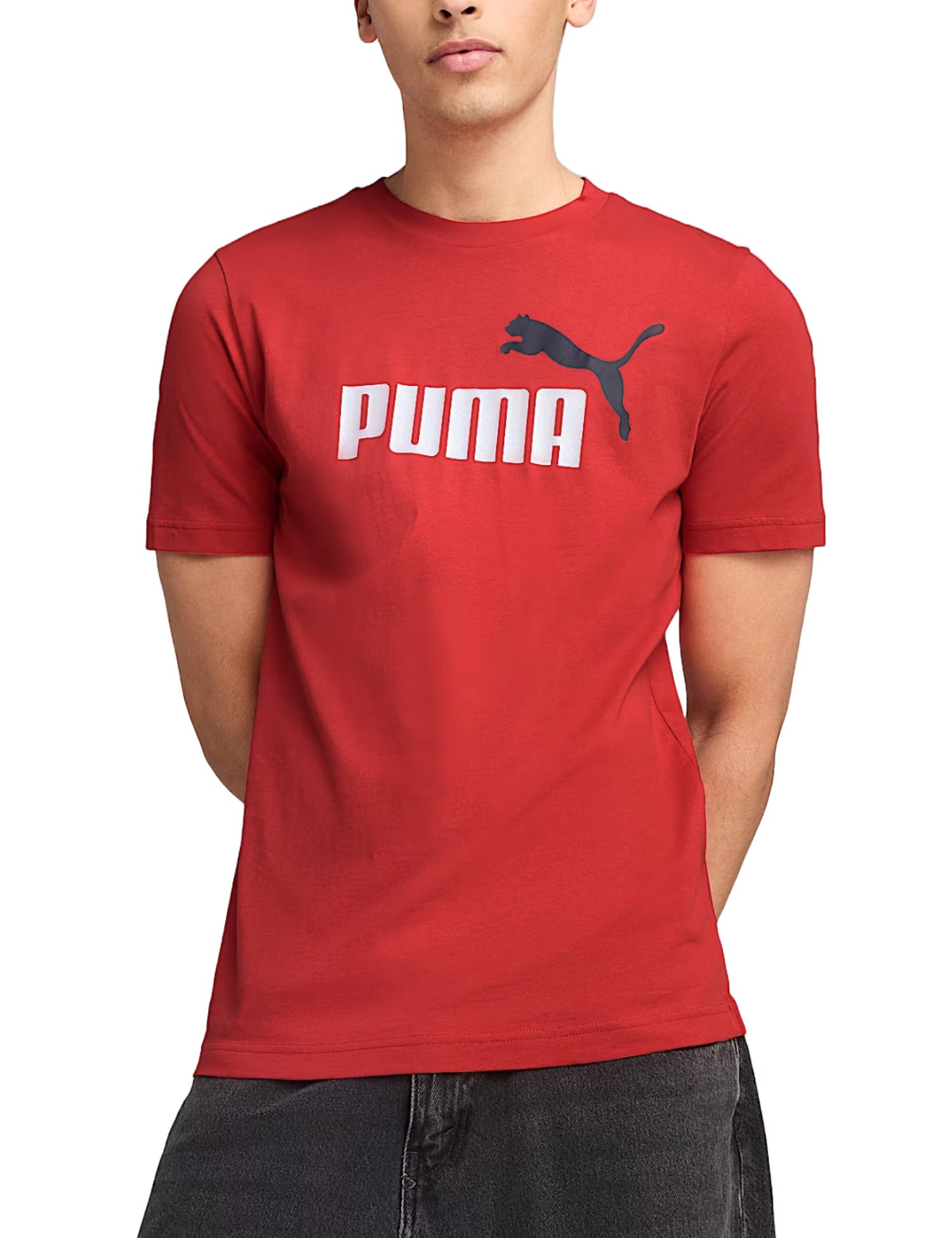 T-shirt Rosso Chiaro Puma