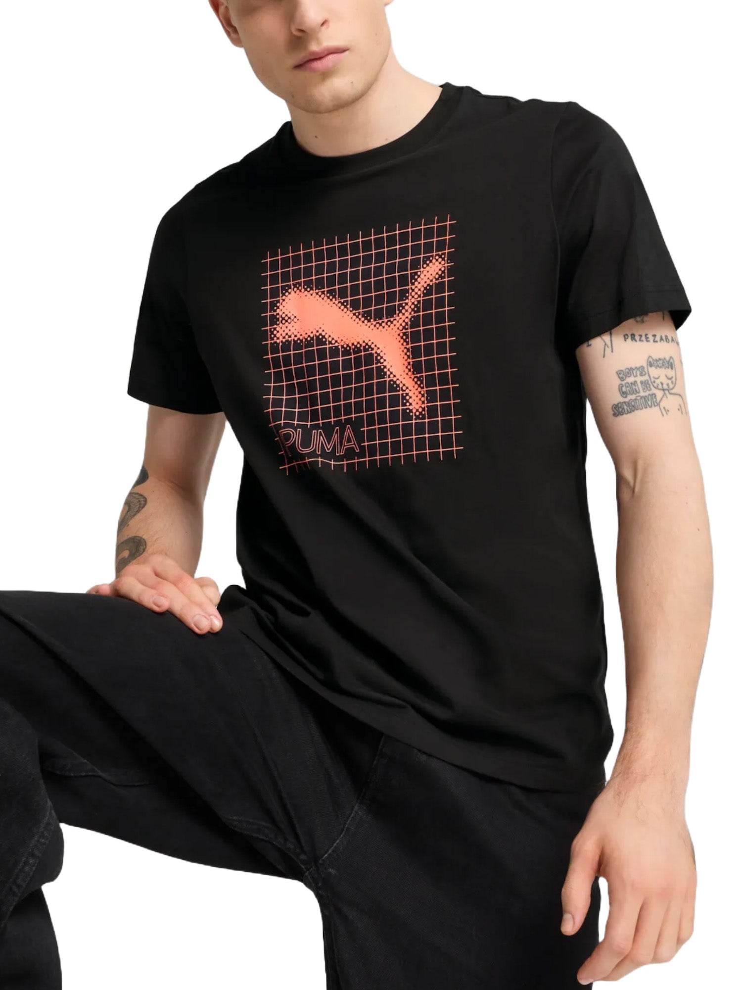 T-shirt Nero Puma