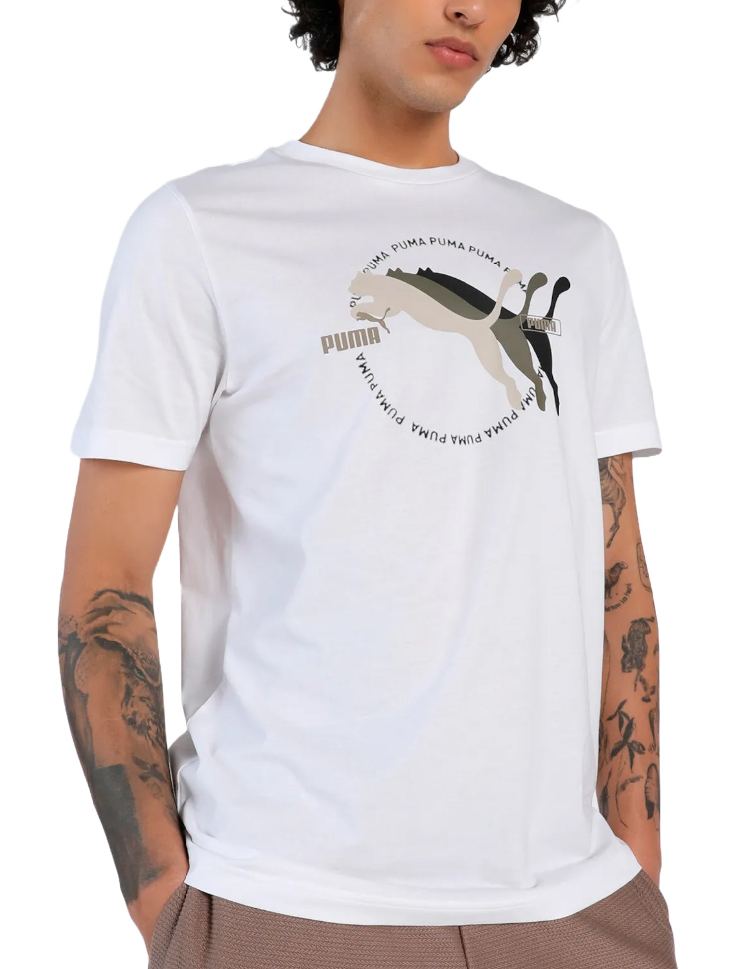 T-shirt Bianco Puma