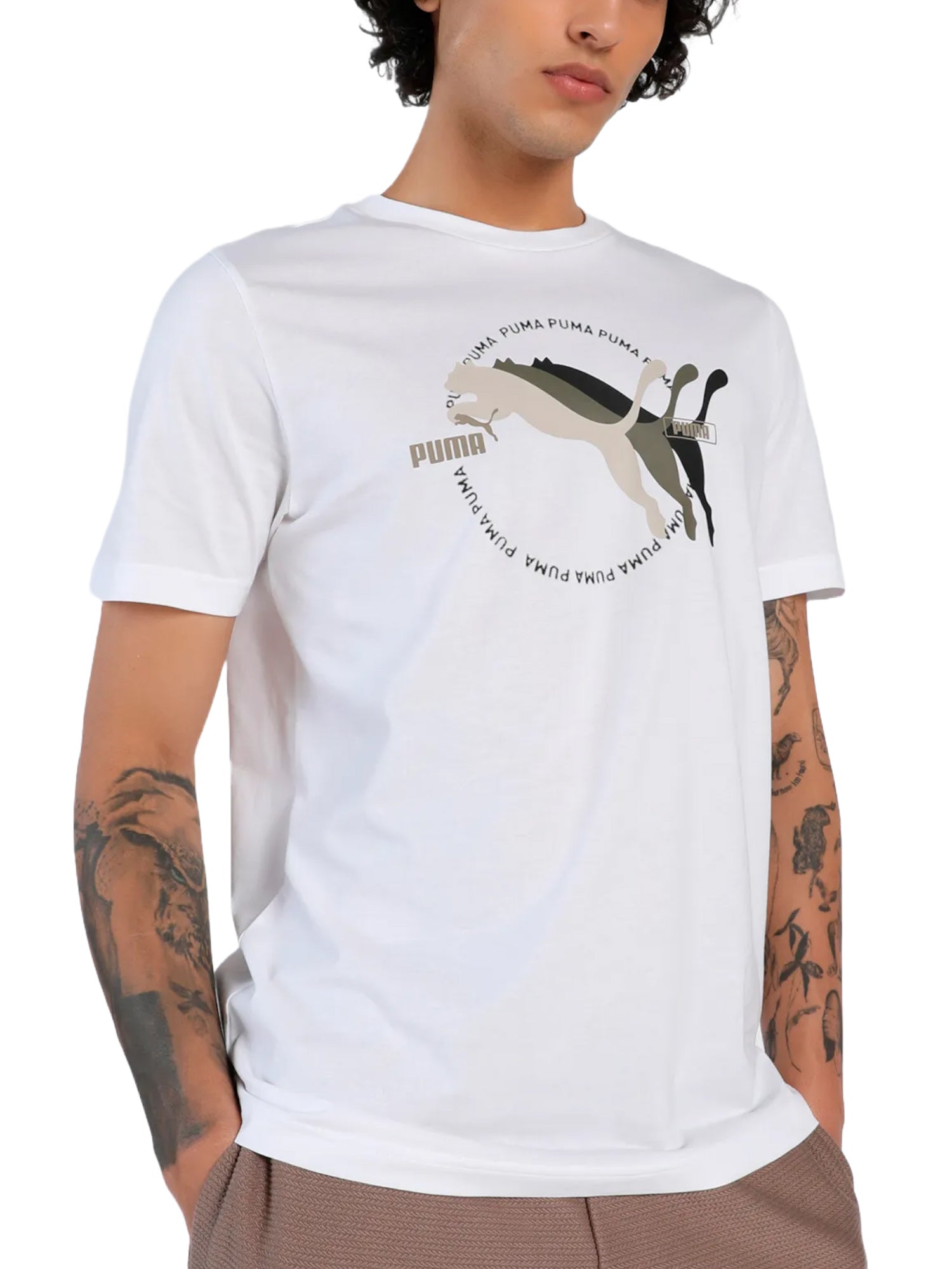 T-shirt Bianco Puma